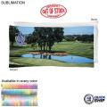 48 Hr Quick Ship - Golf Caddie Towel Large in Microfiber Dri-Lite Terry, 20"x40", Sublimated