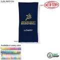 72 Hr Fast Ship - Team Towel in Microfiber Dri-Lite Terry, 20x40, Sublimated bench, neck towel